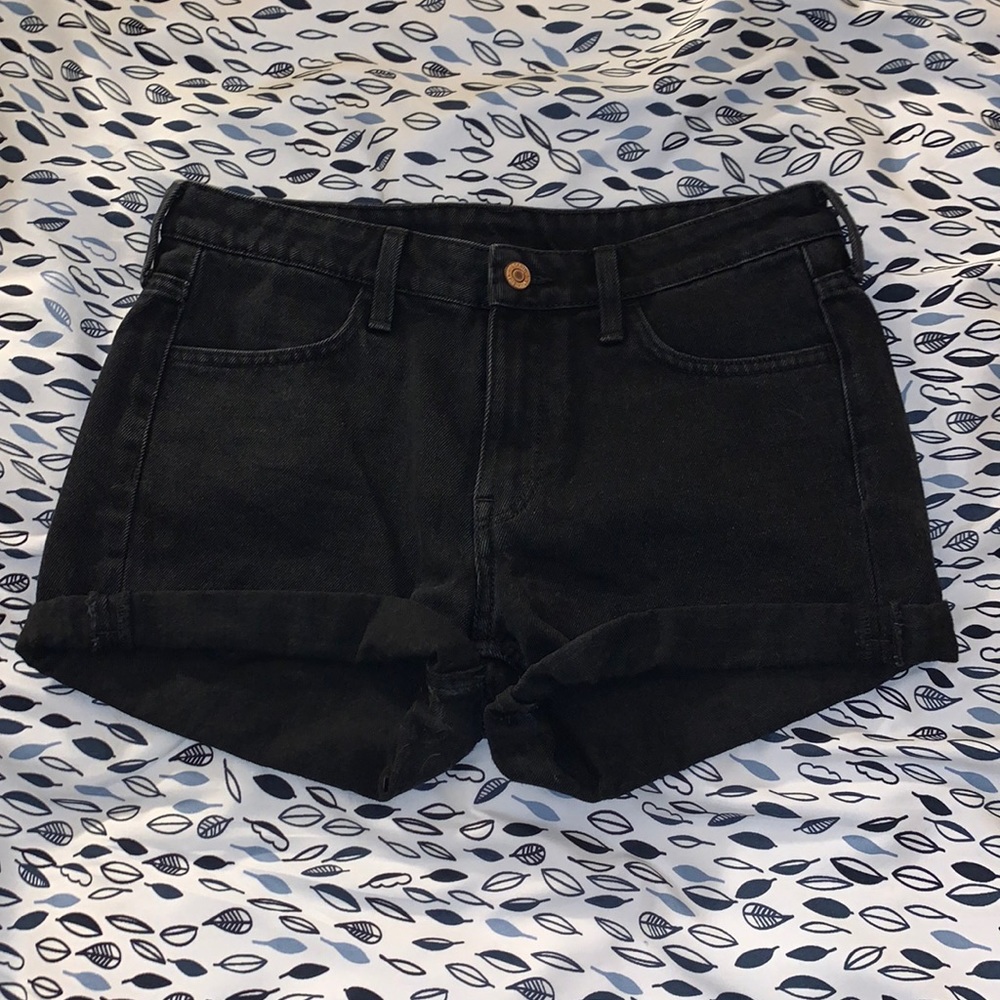 H&M Black Denim shorts
